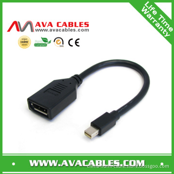 Mini Displayport Male to Displayport Female Cable